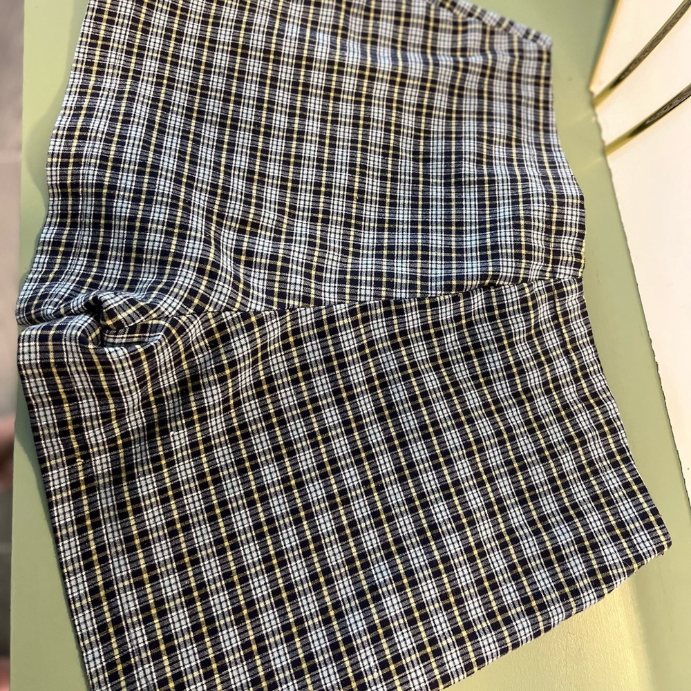 Plaid shorts